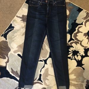 Hudson two toned jeans